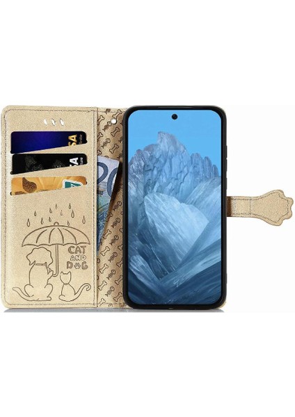 Google Piksel 9/9 Pro Için Kılıf Kapak Kapak Karikatür Hayvanlar Darbeye Vaka (Yurt Dışından)
