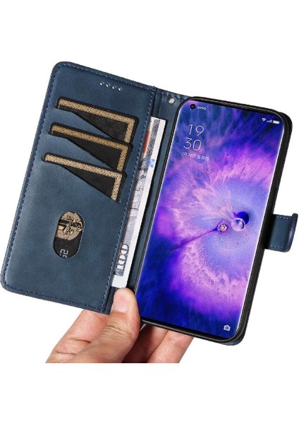 Oppo Için Filp Durumda Kredi Kartı Yuvası Cüzdan Telefon Kılıfı Pu ile X5 Pro Bulmak (Yurt Dışından)