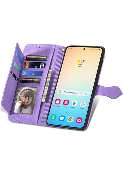 Samsung Galaxy S24 Artı Cüzdan Çok Renkli Iş Çoklu Kart Için Kılıf (Yurt Dışından)