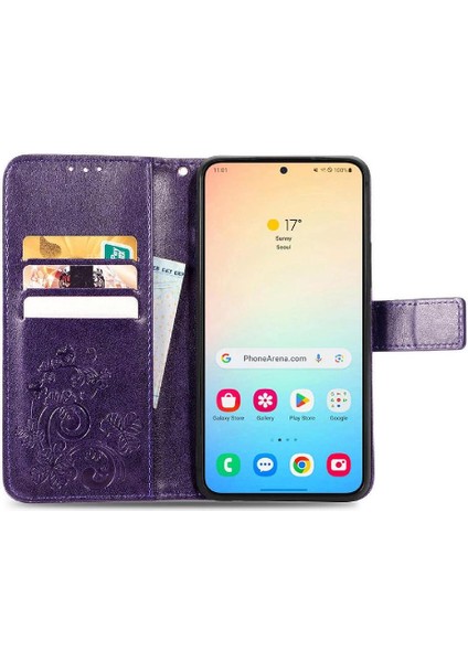Samsung Galaxy S24 Kısa Kayış Dört Yapraklı Yonca Deri Kılıf (Yurt Dışından) indirimleri