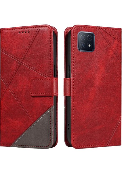 Elmas Dikiş Yüksek Kalite ve Kart ile Oppo A73 5g Için Flip Case (Yurt Dışından) fiyatları