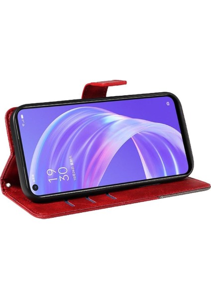 Elmas Dikiş Yüksek Kalite ve Kart ile Oppo A73 5g Için Flip Case (Yurt Dışından) modelleri