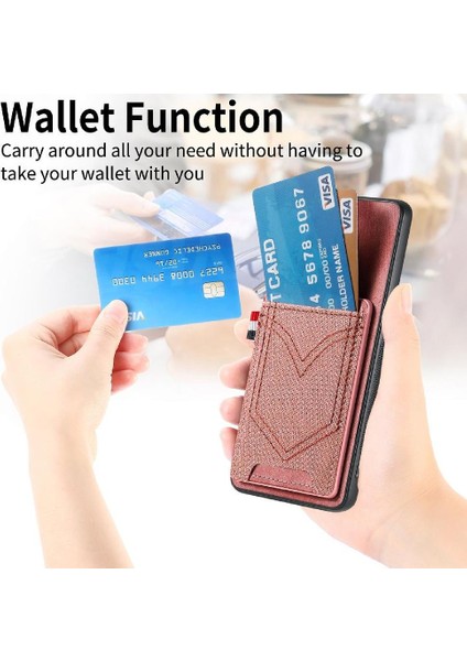 Samsung Galaxy S24 Ultra Manyetik Araç Montaj Kot Cep Tasarımı (Yurt Dışından)