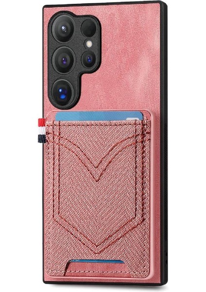 Samsung Galaxy S24 Ultra Manyetik Araç Montaj Kot Cep Tasarımı (Yurt Dışından)