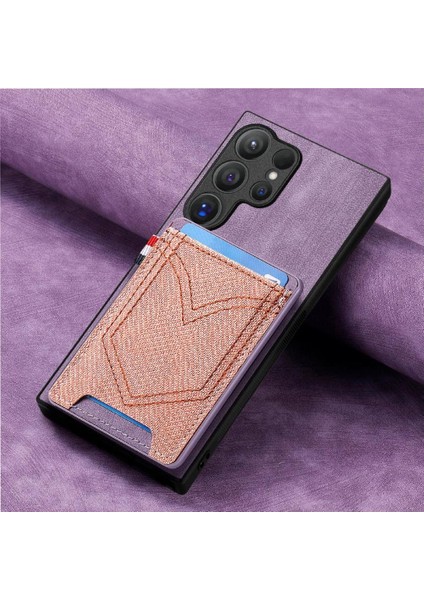 Samsung Galaxy S24 Ultra Manyetik Araç Montaj Kot Cep Tasarımı (Yurt Dışından)