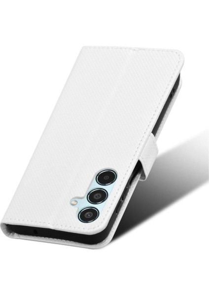 Samsung Galaxy M35 5g Kickstand Kapak Kart Tutucu Manyetik Cüzdan (Yurt Dışından)