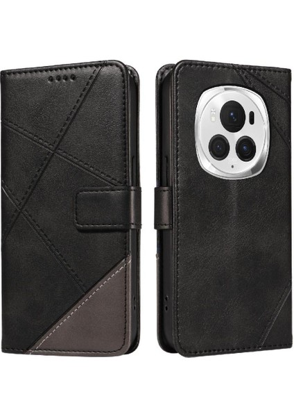 Onur Sihirli 6 Pro 5g Için Flip Case Deri Telefon Koruma Kılıfı ve Kart (Yurt Dışından) modelleri