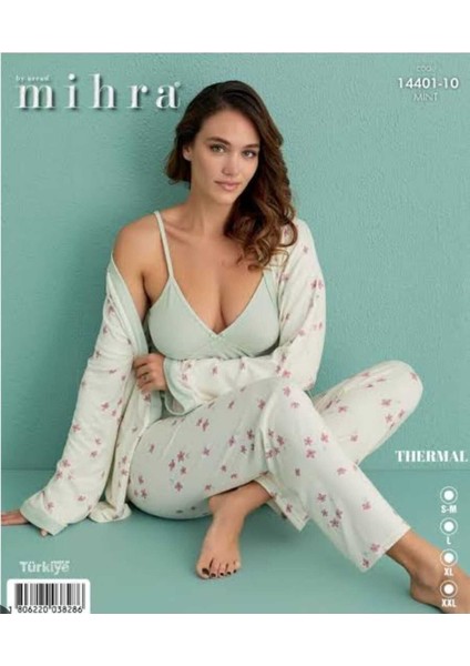 3 Lü Trhermal Pijama Takımı