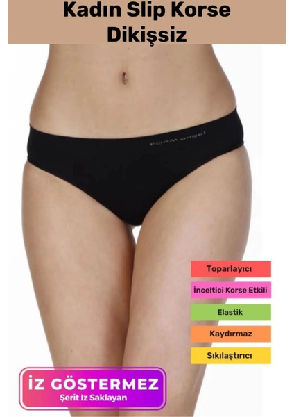 Özel Seri Düşük Bel Toparlayıcı Iz Göstermeyen Dikişsiz Slip Korse