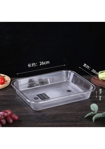 26 cm Şeffaf Servis Tepsisi Servis Tabakları Servis Tabakları Tabaklar (Yurt Dışından)