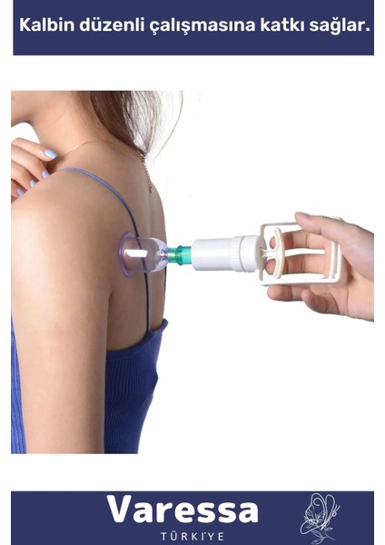 Özel Üretim Çatlak Giderici Vakumlu Masaj Aleti 6'lı Kupa Hacamat Seti modelleri