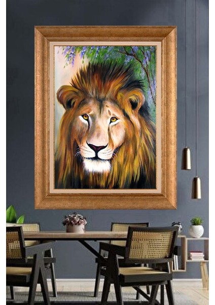 Altın Çerçeveli Paspartulu Tablo U3440