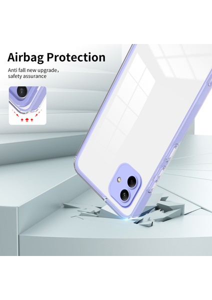 Samsung Galaxy A05 4g Tpu + Pc Şeffaf Telefon Geri Kapak (Yurt Dışından)