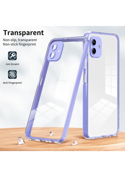 Samsung Galaxy A05 4g Tpu + Pc Şeffaf Telefon Geri Kapak (Yurt Dışından)