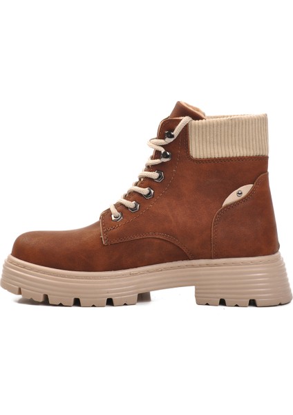 Kahve-Bej Bağcıklı Kadın Bot FO223 G fiyatları
