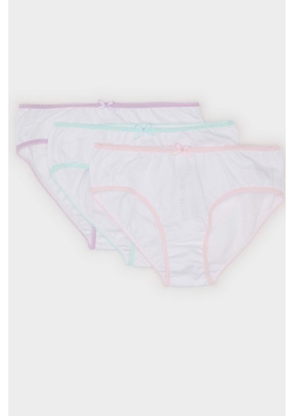 Kız Çocuk 3'lü Slip Külot E1890A824AU