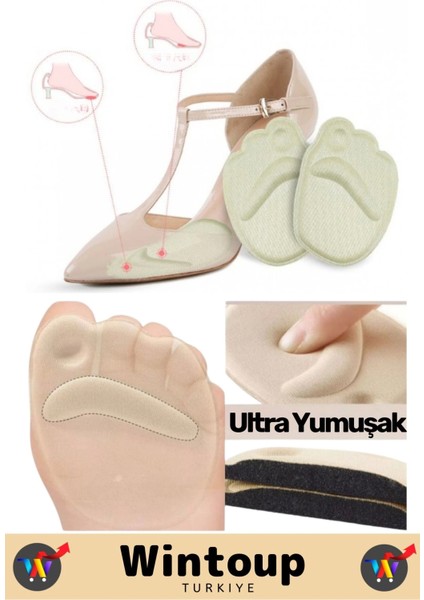 Yüksek Kaliteli Gündelik Kullanım Bunyon Yumuşak Pamuklu Ultra Esnek Sünger Ayakkabı Pedi 4 Çift