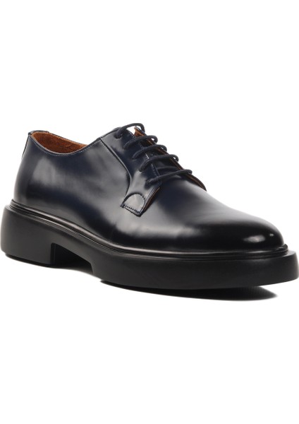 Lacivert Açma Deri Erkek Klasik Ayakkabı Premium 160 M modelleri