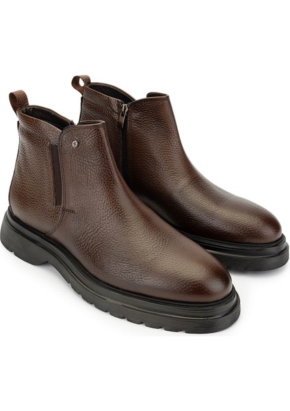 Erkek Hakiki Deri Kahverengi Bot Ayakkabı 205 5474 Erk Ayk SK24-25 A.kahve fiyatları