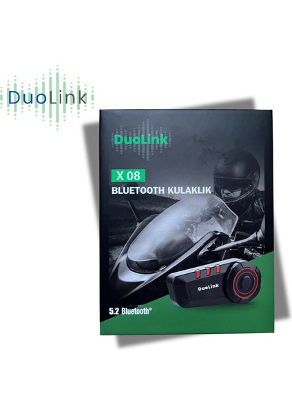 X08 Motosiklet Kask İnterkom Bluetooth Intercom Kulaklık Seti