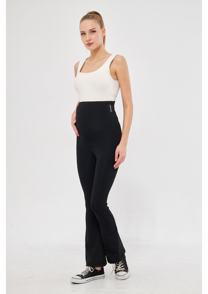 Ispanyol Paça Ayarlanabilir Yüksek Bel Esnek ve Hamile Tayt indirimleri