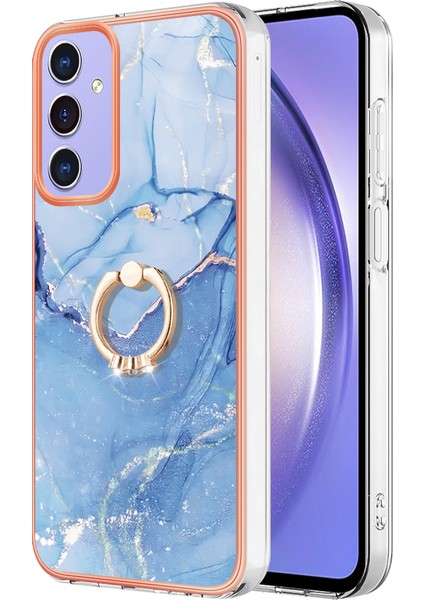 Samsung Galaxy A15 5g Yüzük Kickstand Cover Tpu Cep Telefon Kılıfı (Yurt Dışından)