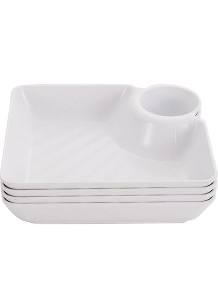 4 Paket Ev Için Tabaklı Servis Tabağı Mutfak (Yurt Dışından)
