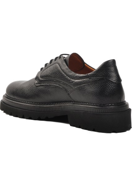 Siyah Floter Deri Erkek Casual Ayakkabı Premium 140 M fırsatları