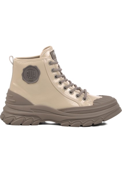 Bej Rugan Bağcıklı Kadın Bot 24K311-4 Z