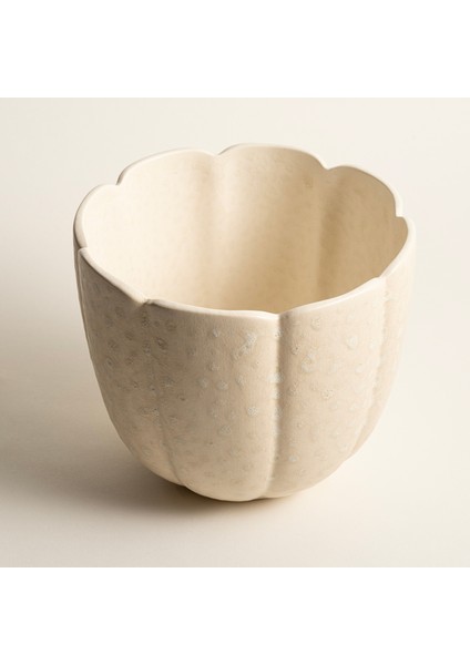 Lızbon Earthenware Vazo 20 x 20 x 17 cm Krem modelleri