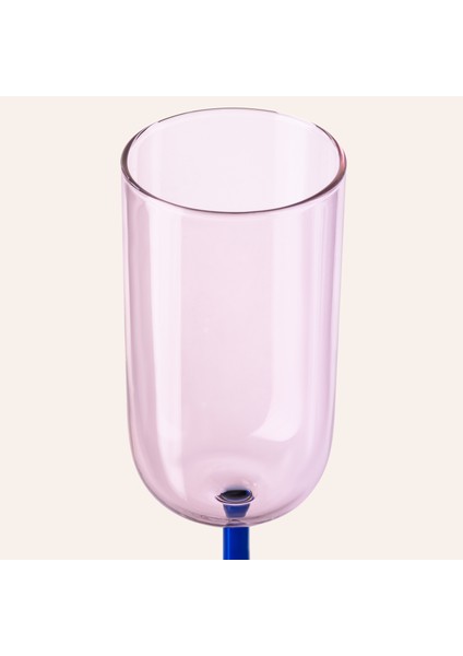 Henan Borosilikat Cam Kadeh 250 ml Pembe