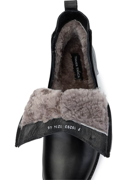 Erkek Hakiki Deri Siyah Kürklü Klasik Bot 478 19293 Erk Bot SK24-25 Syh Dr/kurklu indirimleri