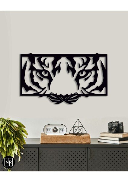 Kaplan Motifli Metal Duvar Tablosu fırsatları