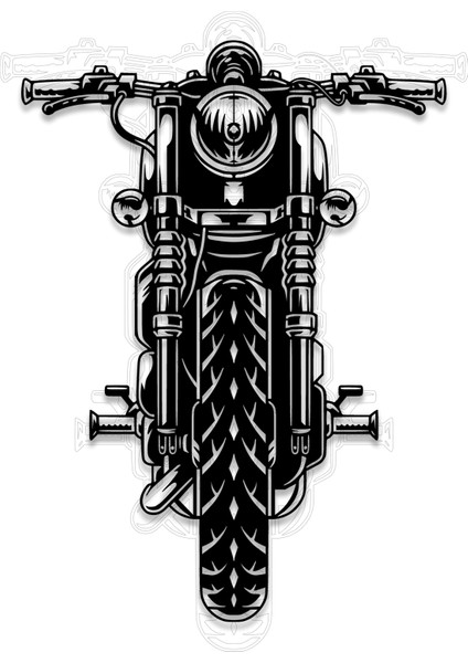 Motor Ön Görünüş Metal Duvar Tablosu fiyatları