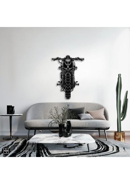 Motor Ön Görünüş Metal Duvar Tablosu modelleri