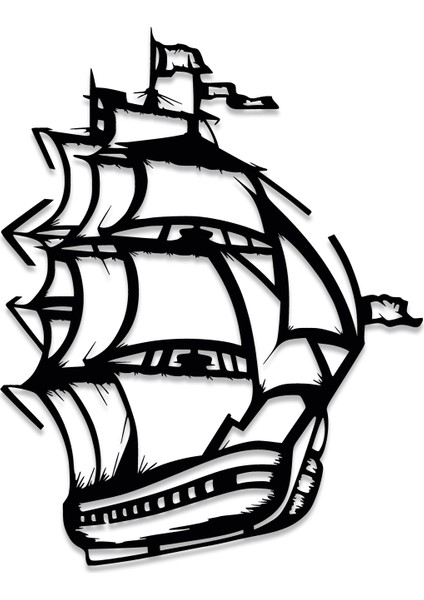 Yelkenli Gemi Dekoratif Metal Tablo fiyatları