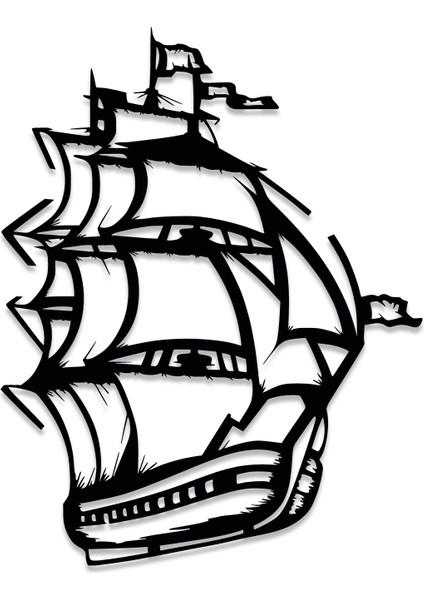 Yelkenli Gemi Dekoratif Metal Tablo fiyatları