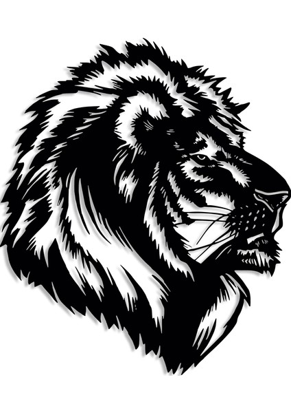Aslan Motifli Dekoratif Metal Tablo fiyatları