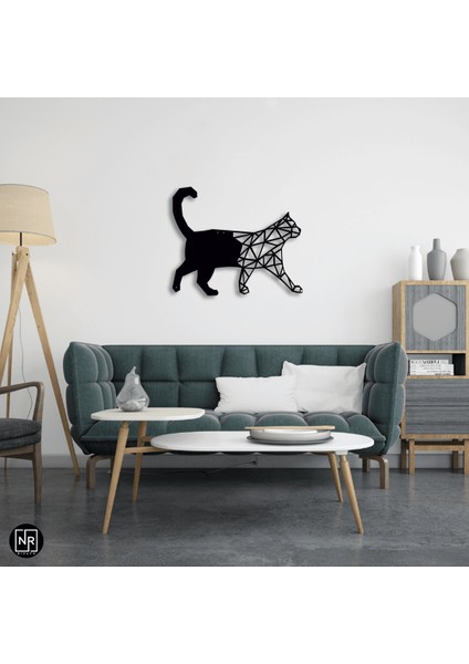 Kedi Motifli Metal Duvar Tablosu indirimleri