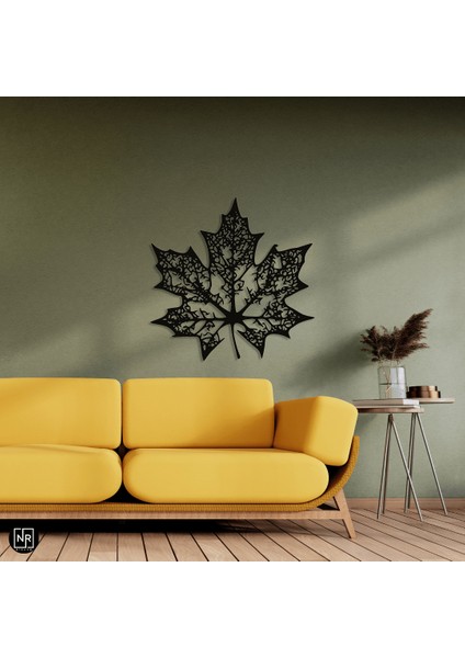 Yaprak Dekoratif Metal Tablo