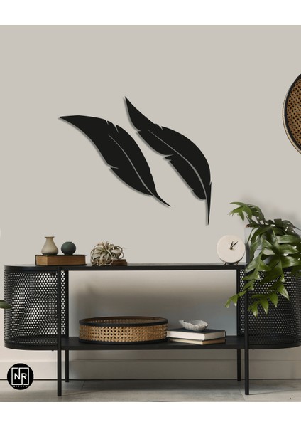 Kuş Tüyü Dekoratif Metal Duvar Tablosu fırsatları