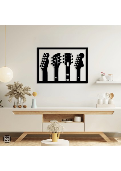 4'lü Gitar Dekoratif Metal Tablosu fırsatları