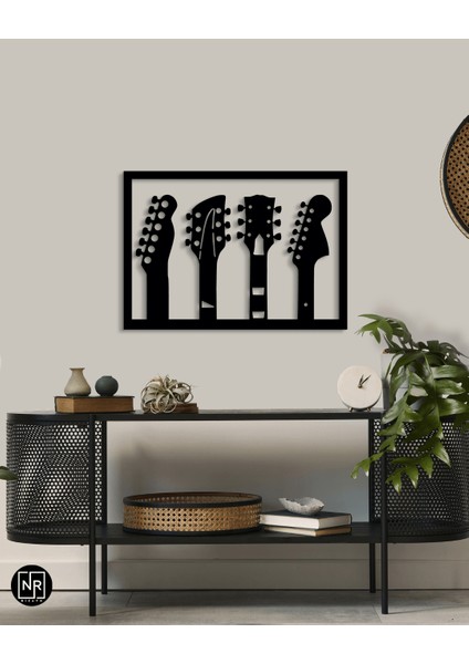 4'lü Gitar Dekoratif Metal Tablosu indirimleri