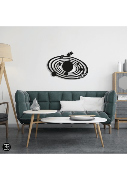 Uzay Dekoratif Metal Tablo modelleri