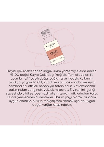Kayısı Çekirdeği Yağı - Soğuk (50 ml)