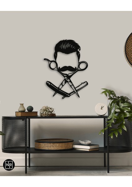 Berber Dekoratif Metal Duvar Tablosu modelleri