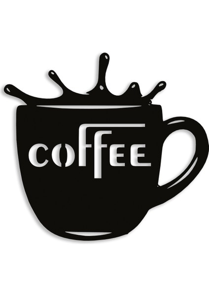 Coffee Dekoratif Metal Duvar Tablosu