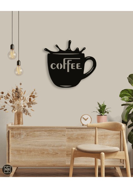 Coffee Dekoratif Metal Duvar Tablosu