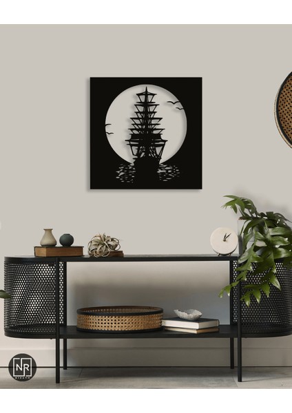 Gemi Dekoratif Metal Duvar Tablosu modelleri