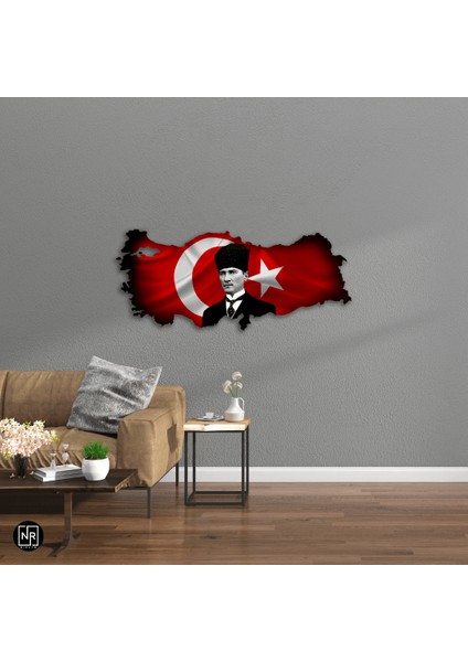 Atatürk Portresi Dekoratif Metal Tablo fırsatları